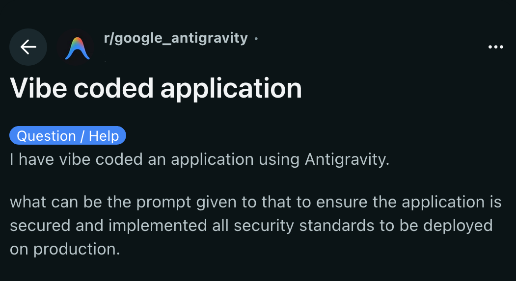程序员 reaction:Vibecodedapplication