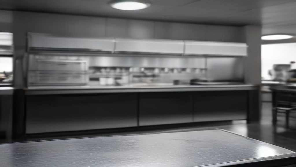Kitchen manager checking ice machine capacity and clearance during equipment comparison
