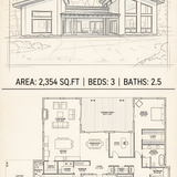 Architectural draft house floor … 202607301008 x4