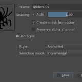 krita animated brush stamp