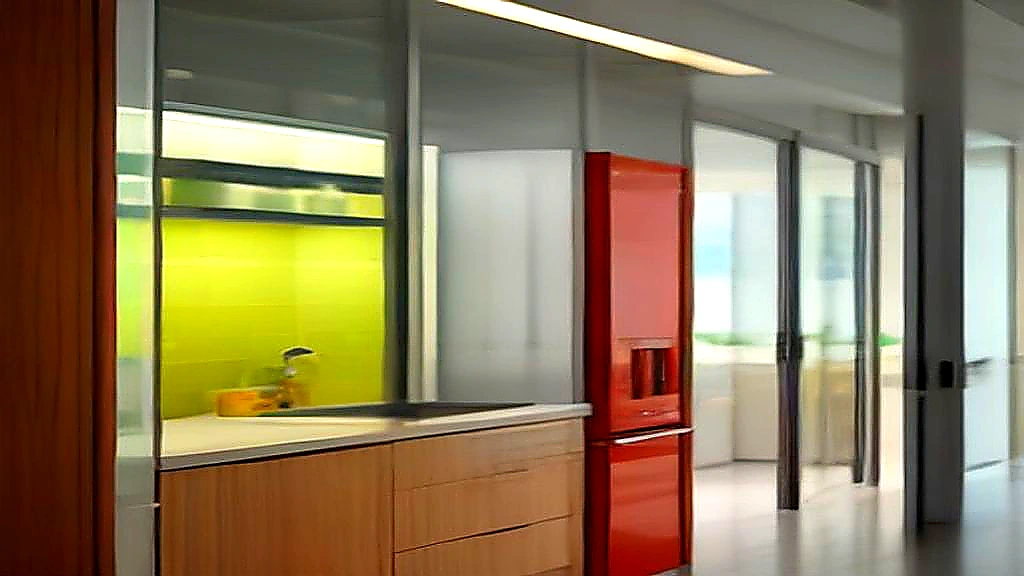 Clean commercial countertop merchandiser freezer installed with proper rear ventilation clearance