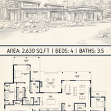 Architectural draft with floor plan 202607312246 x4