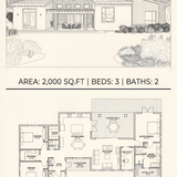 Architectural draft with floor plan 202607312255 x4