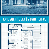 Blueprint cyanotype style cabin 202607311457