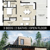 Blueprint floor plan cabin render 202607311457