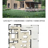 Minimalist photo frame forest cabin 202607311457