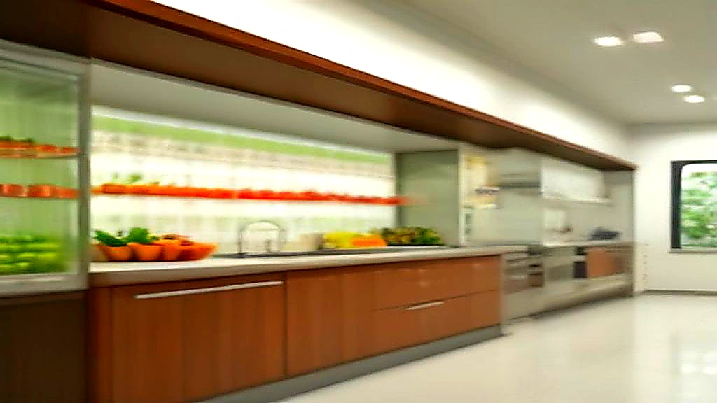 Clean commercial ice cream freezer ready for service in a cafe kitchen