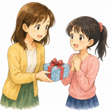 1. くれます — memberikan kepada sayakami