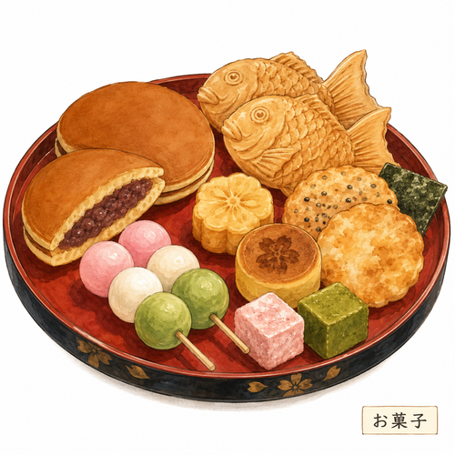 15. お菓子（おかし）— kue makanan ringan camilan.png