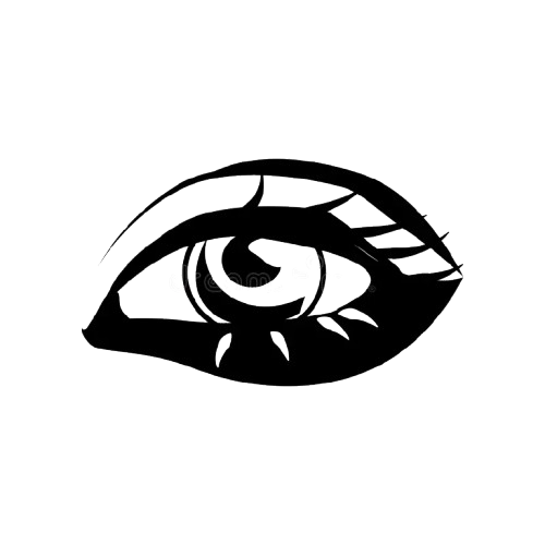icono de logotipo en blanco y negro aislado con ojo estilo plano sobre fondo cuadrado 418516483 remo.png