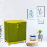 Supreme Rhythm Mehandi Green Lemon Yellow Plastic Cupboard in Delhi – UNV.png
