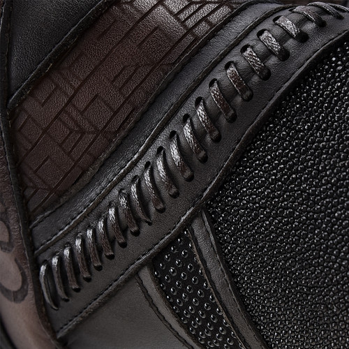 3F86MA mantarraya negra botin detalle.jpg