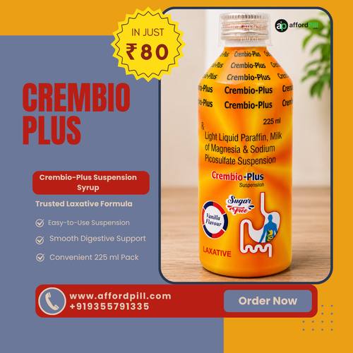 Finding dependable healthcare products is an important part of maintaining a healthy lifestyle. Crembio Plus is recognized as a healthcare product that customers can explore as part of their daily wellness routine. While individual needs vary, choosing products from trusted sources can help make healthcare shopping more convenient and reliable.

At AffordPill, we are committed to providing access to quality healthcare products at affordable prices. Our goal is to make healthcare shopping simple by offering a user-friendly platform where customers can browse products, compare options, and purchase with confidence. We believe that affordability should go hand in hand with quality and customer satisfaction.

Every healthcare journey is unique, which is why it is important to understand product information before making a purchase. Reading the product label, following the manufacturer's directions, and seeking professional advice when appropriate can help you make informed decisions.

AffordPill continues to expand its range of healthcare and wellness products to meet the needs of customers across India. If you are looking for trusted healthcare products and a reliable online shopping experience, Crembio Plus is one of the many products available to explore. Our commitment is to provide quality, convenience, and value while supporting your healthcare needs every step of the way.

Order Now:-https://www.affordpill.com/products/crembio-plus
E-mail :-info@affordpill.com
Address :-  D-67, Sector-6, Noida, Uttar Pradesh - 201301
Content No:- +91 9355791335, 9818310317