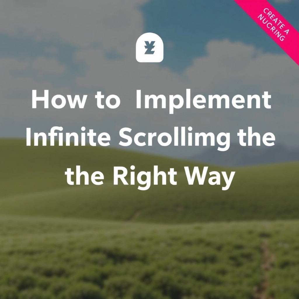 Mastering Infinite Scrolling: Best Practices for a Seamless User Experience
