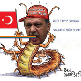 RECEP TAYYIP ERDOGAN = PRO-GAY CENTIPEDE RAY