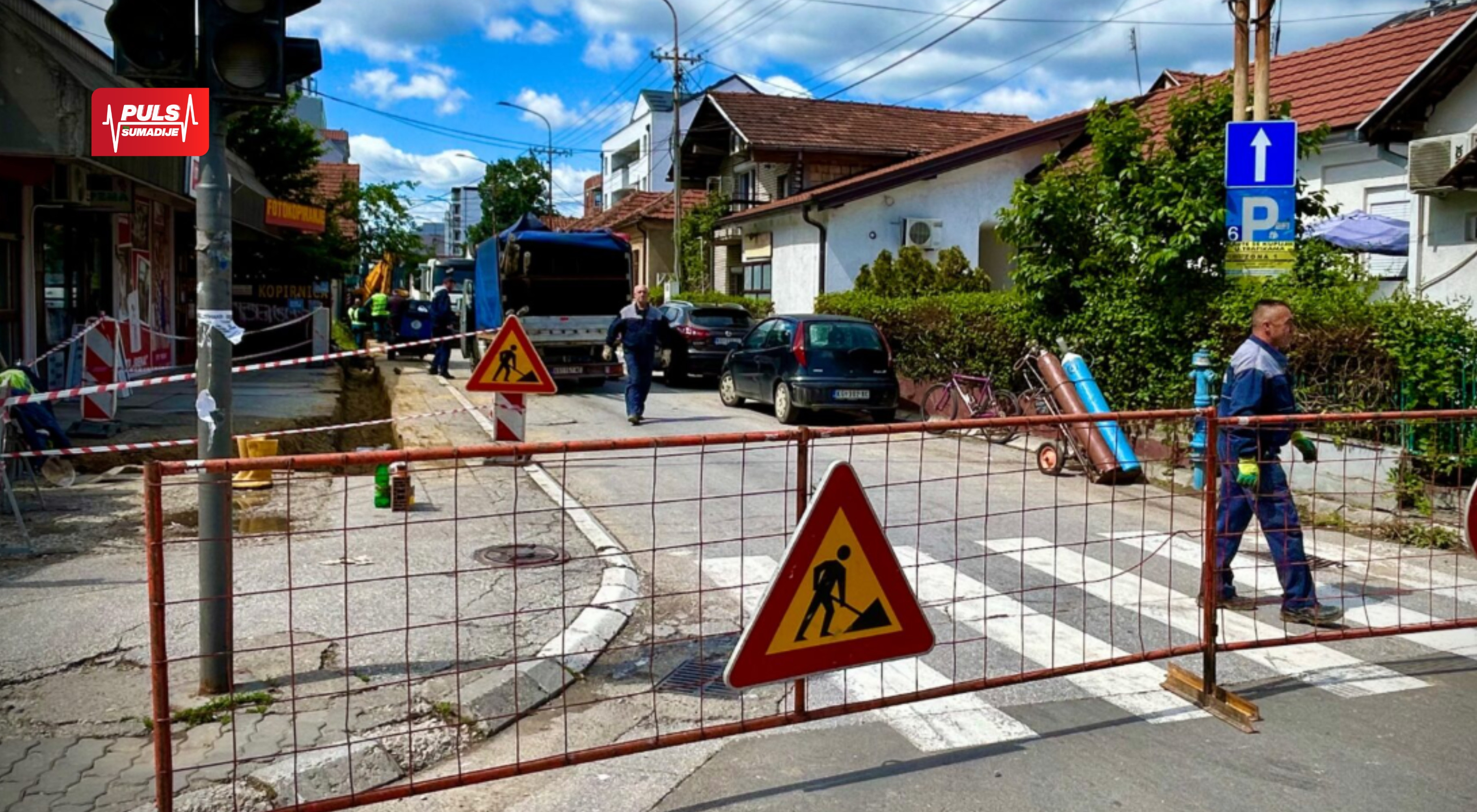 Pri kraju radovi na zameni toplovodne mreže u Ulici Milovana Gušića