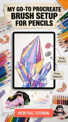 Pencil brush setup Procreate tut… 202607010831 x4.webp