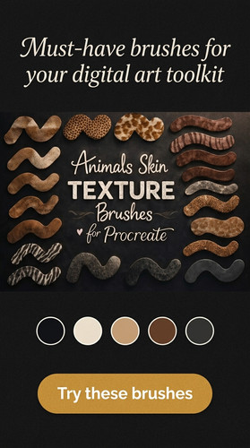 Animal skin texture brushes layout 202607011033.jpg