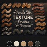 Animal skin texture brushes layout 202607011033