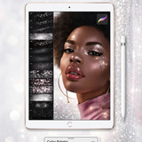 Woman glitter makeup Procreate t… 202607011008