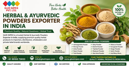 Herbal & Ayurvedic Powders Exporter in India Premium Bulk Supplier GLEE IMPEX.png