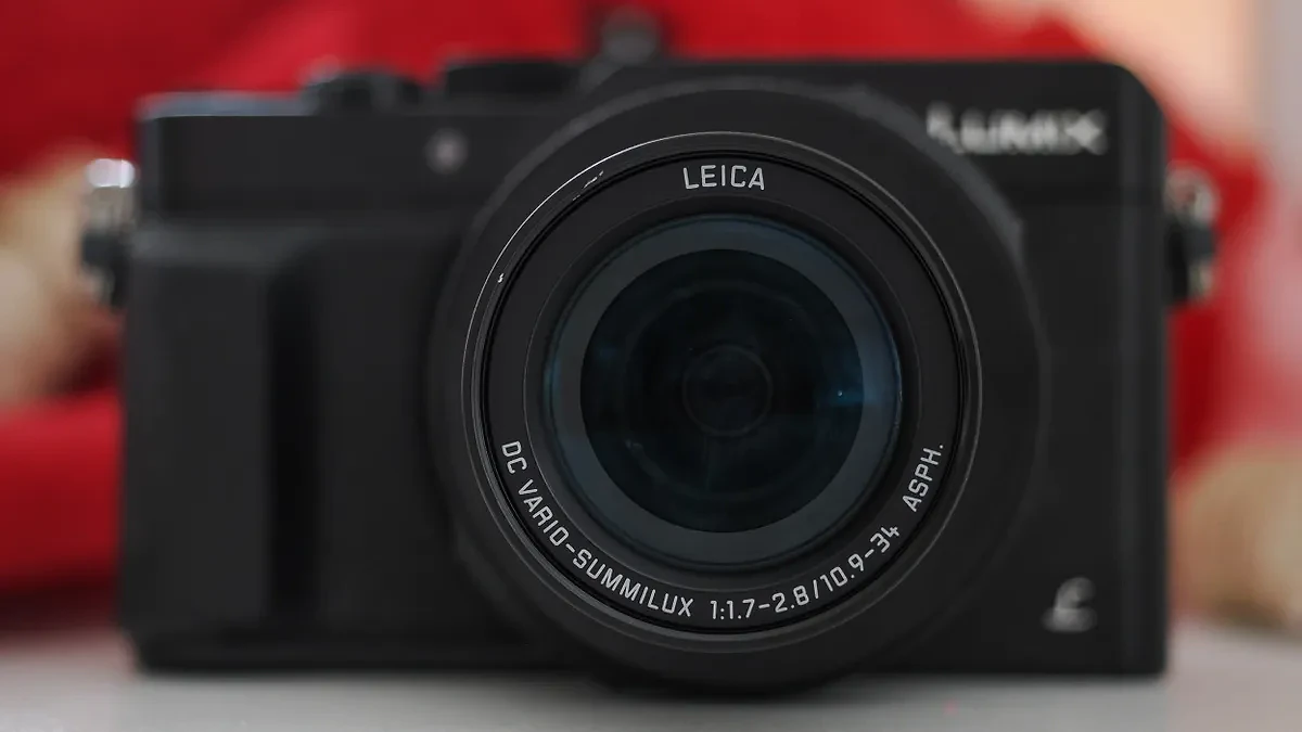 Close-up of the Panasonic Lumix LX100