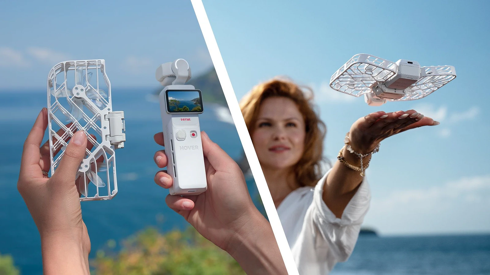 HoverAir Versa: Drone Tự Bay Kèm Gimbal Cầm Tay 2-in-1 Độc Đáo - Hình 1