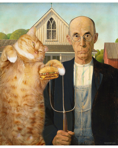This Fat Ginger Cat Keeps Sneaking Into Famous Works Of Art And The Results Are Hilarious 22 New Pic.jpg