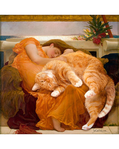 This Fat Ginger Cat Keeps Sneaking Into Famous Works Of Art And The Results Are Hilarious 22 New Pic.jpg