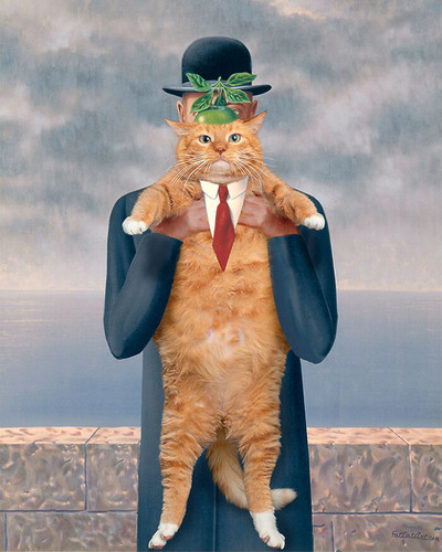 This Fat Ginger Cat Keeps Sneaking Into Famous Works Of Art And The Results Are Hilarious 22 New Pic.jpg