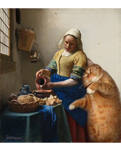 This Fat Ginger Cat Keeps Sneaking Into Famous Works Of Art And The Results Are Hilarious 22 New Pic.jpg