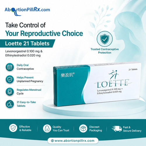 Loette 21 Tablets Levonorgestrel & Ethinylestradiol Oral Contraceptive for Birth Control.png