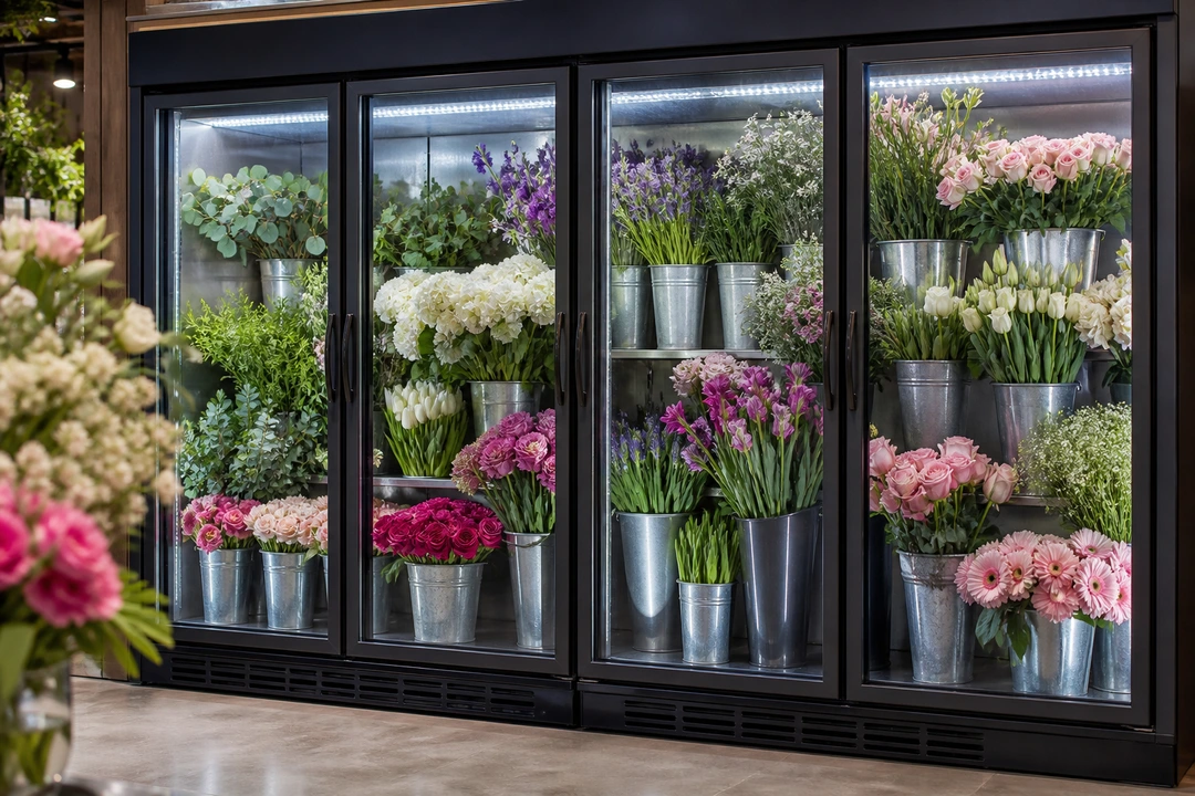 Flower Display Cooler: How Florists Keep Blooms Fresh Longer With Commercial Coolers