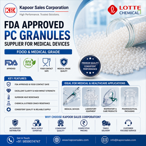 FDA Approved PC Granules Supplier for Medical Devices | Kapoor Sales Corporation.png