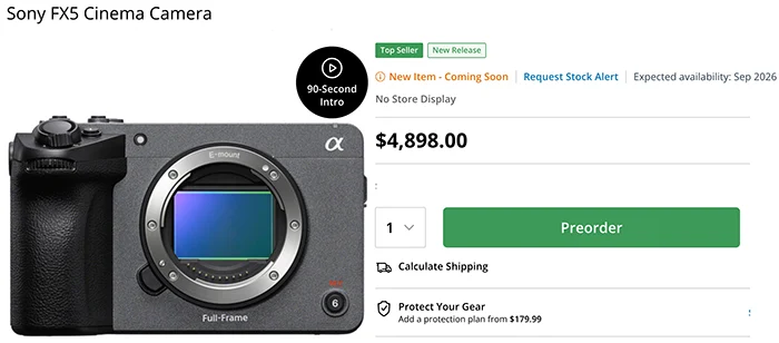 Sony FX5: Lý Do Trì Hoãn Ra Mắt Và Cập Nhật Lịch Phát Hành