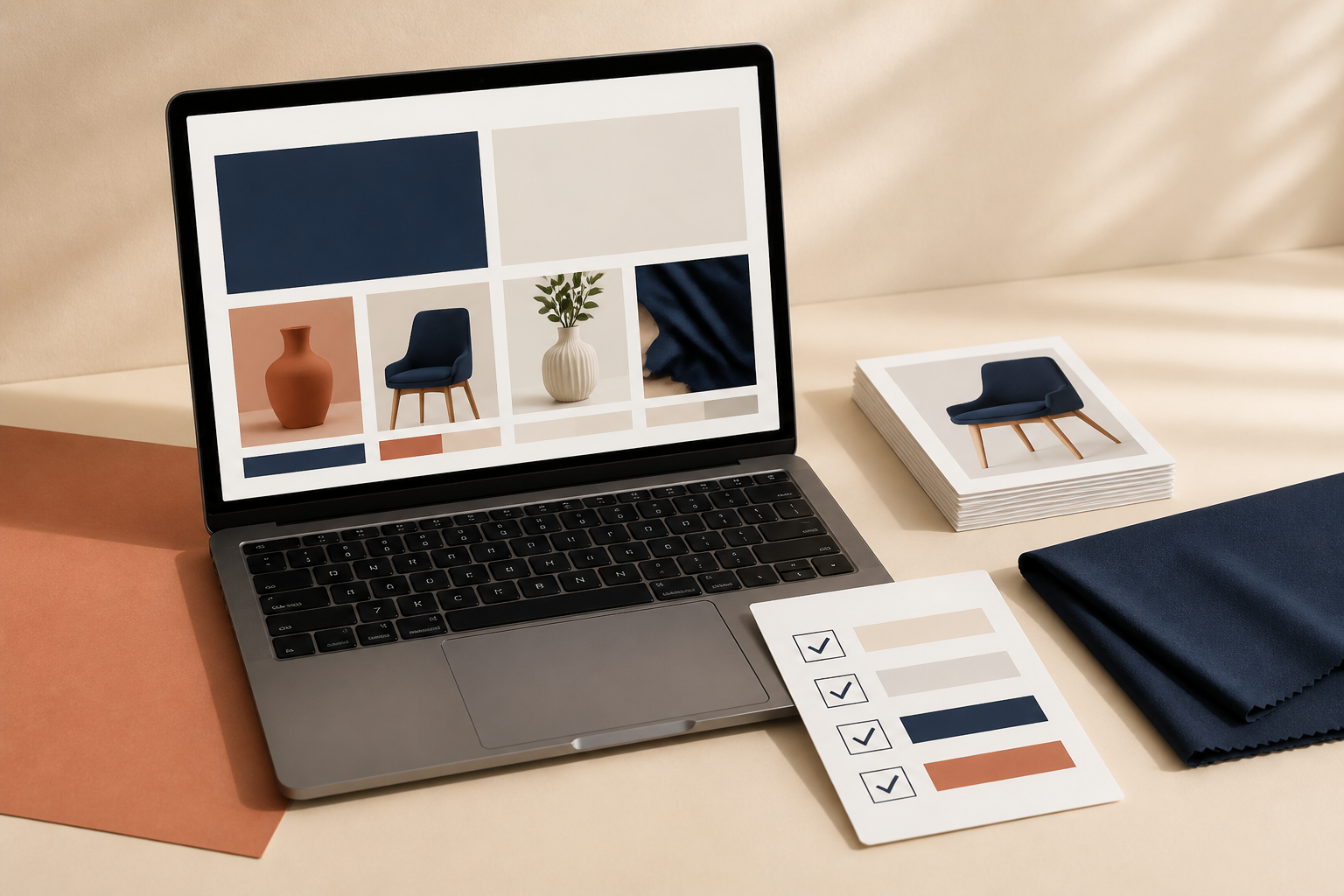 Ecommerce image handoff with a simple review checklist