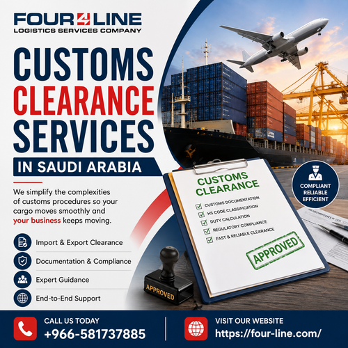 Customs Clearance Services in Saudi Arabia - Four Line Logistics.png