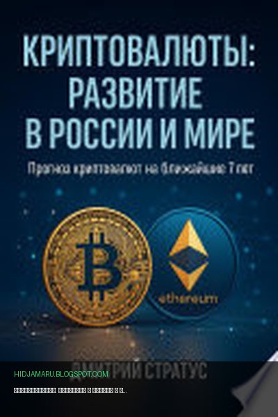 Обложка книги «Криптовалюты: развитие в России и мире» - Дмитрий Стратус