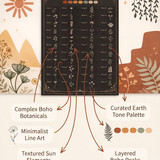 Botanical Boho Stamps Procreate Art 202607032137 x4