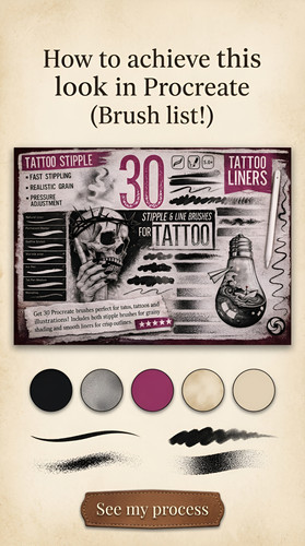 Tattoo brushes and skull Procreate 202607032104 x4.jpg