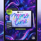 Lettering brushes on tablet 202607041607 x4