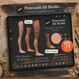 Female legs achieving procreate … 202607040452 x4