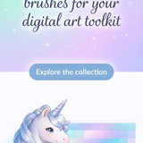 Unicorn palette digital art brushes 202607040943 x4
