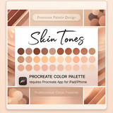 Skin tone palette Procreate 202607040943 x4
