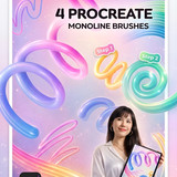 Woman holding tablet with shapes 202607041607 x4