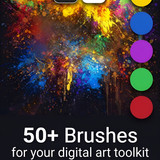 Pinterest pin design Splash brushes 202607042005 x4