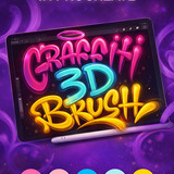 Graffiti 3D Brush Procreate Palette 202607042005 x4