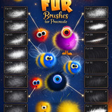 Swatch layout with fur brushes 202607041726 x4