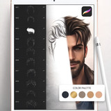 Male hairstyle brushes Pinterest 202607041114 x4