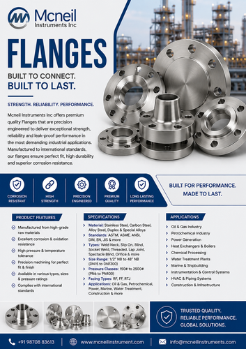 Flanges Manufacturer, Supplier & Exporter in UAE | Mcneil Instrument.png